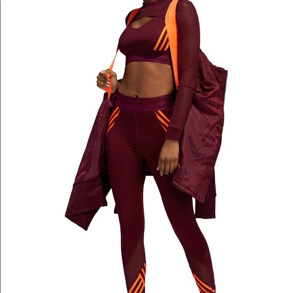 NEW Adidas X IVY PARK Long Sleeve Mesh Shrug - Picture 5 of 6